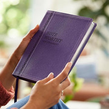 Load image into Gallery viewer, Clearance sale 2026, Note Worthy: New King James Version, New Testament, Read and Journal Through the New Testament in a Year, Purple, Leathersoft, Comfort Print by Thomas Nelson (Author)  Format: Imitation Leather
