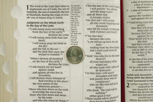 Load image into Gallery viewer, Clearance sale 2026, Holy Bible: New International Version, Burgundy, Bonded Leather, Thinline Reference, Comfort Print by Zondervan Publishing House (Author)  Format: Bonded Leather
