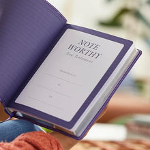 Load image into Gallery viewer, Clearance sale 2026, Note Worthy: New King James Version, New Testament, Read and Journal Through the New Testament in a Year, Purple, Leathersoft, Comfort Print by Thomas Nelson (Author)  Format: Imitation Leather
