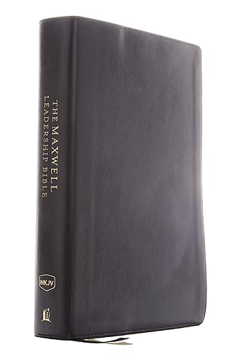 NKJV, Maxwell Leadership Bible, Third Edition, Compact, Leathersoft, Black, Comfort Print Imitation Leather