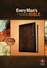 Load image into Gallery viewer, Clearance sale 2024! Every Man's Bible-NLT Deluxe Explorer Imitation Leather
