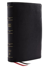 Load image into Gallery viewer, NKJV THINLINE REFERENCE BIBLE: New King James Version, Black Genuine Leather, Thinline Rederence, Red Letter Edition Leather Bound
