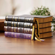 Load image into Gallery viewer, KJV Holy Bible with 73,000 Center-Column Cross References, Black Leathersoft, Red Letter, Comfort Print (Thumb Indexed): King James Version Imitation Leather – Import
