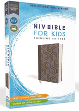 Load image into Gallery viewer, Niv, Bible for Kids, Cloth Over Board, Blue, Red Letter, Comfort Print: New International Version, Blue, Bible for Kids, Thinline Edition Hardcover – Import,
