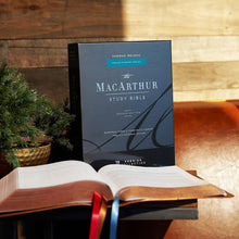 Load image into Gallery viewer, ESV, MacArthur Study Bible, 2nd Edition, Premium Goatskin Leather, Brown, Premier Collection: Unleashing God's Truth One Verse at a Time by John F. MacArthur (Editor), Leather Bound
