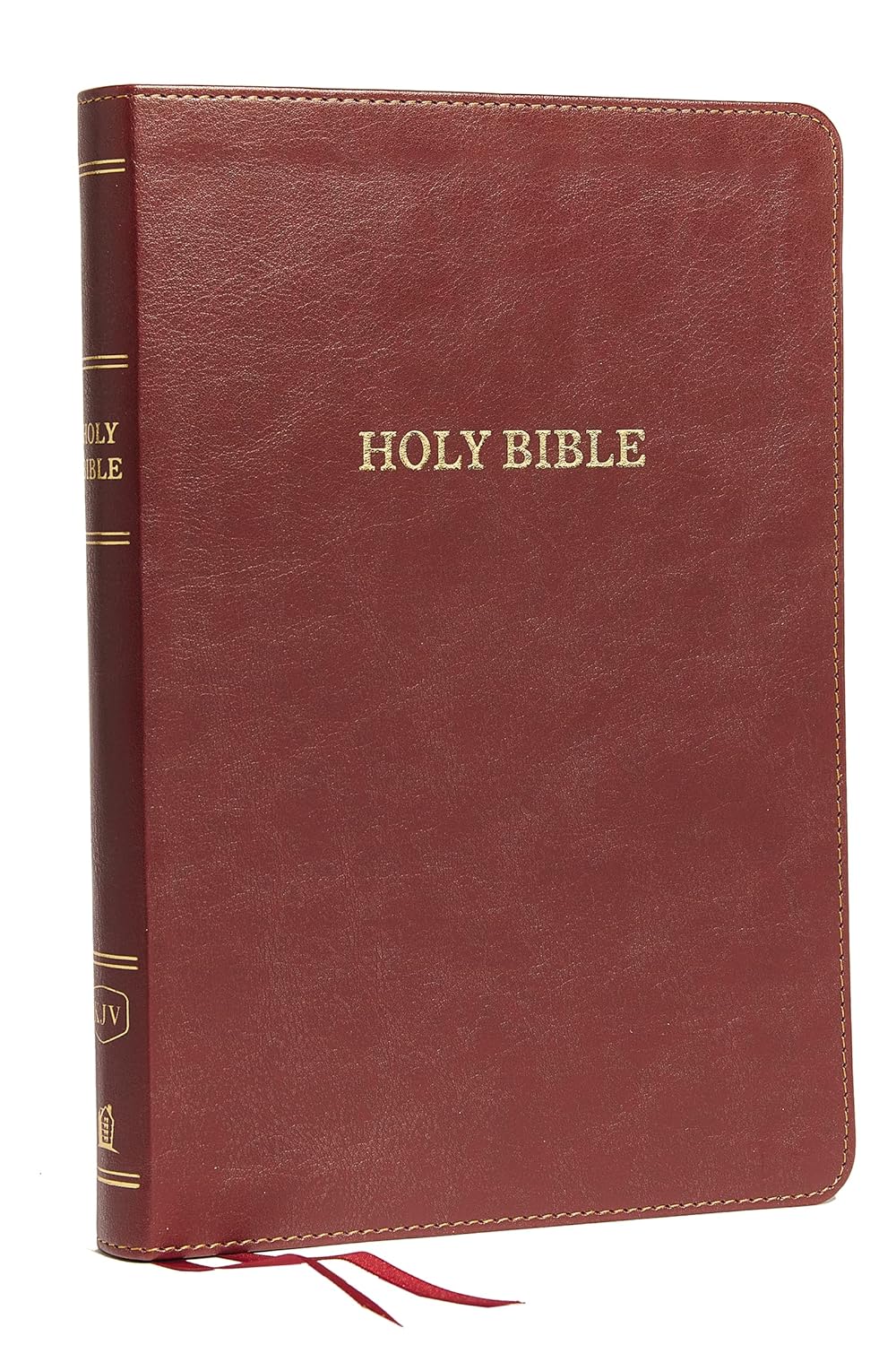 KJV, Thinline Bible, Large Print, Leathersoft,Thumb Indexed, Red Letter, Comfort Print: Holy Bible, King James Version Imitation Leather – Import