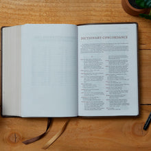 Load image into Gallery viewer, NKJV, Single-Column Wide-Margin Reference Bible, Leathersoft, Purple, Red Letter, Thumb Indexed, Comfort Print: Holy Bible, New King James Version Imitation Leather
