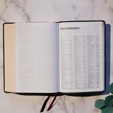 Load image into Gallery viewer, NKJV Holy Bible, Giant Print Center-Column Reference Bible, Burgundy Leather-look, 72,000+ Cross References, Red Letter, Comfort Print: New King James Version Imitation Leather – Large Print
