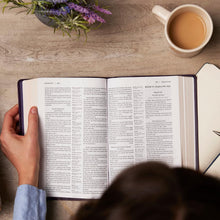 Load image into Gallery viewer, KJV Holy Bible with 73,000 Center-Column Cross References, Black Leathersoft, Red Letter, Comfort Print (Thumb Indexed): King James Version Imitation Leather – Import
