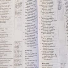 Load image into Gallery viewer, NKJV Holy Bible, Giant Print Center-Column Reference Bible, Black Leather-look, Thumb Indexed, 72,000+ Cross References, Red Letter, Comfort Print: New King James Version Imitation Leather – Large Print
