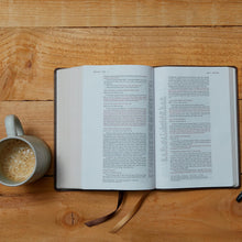 Load image into Gallery viewer, NKJV, Single-Column Wide-Margin Reference Bible, Leathersoft, Purple, Red Letter, Thumb Indexed, Comfort Print: Holy Bible, New King James Version Imitation Leather
