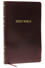 Load image into Gallery viewer, KJV, Thinline Reference Bible, Bonded Leather, Burgundy, Thumb Indexed, Red Letter, Comfort Print: Holy Bible, King James Version Bonded Leather – Import
