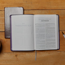 Load image into Gallery viewer, KJV, Thinline Bible, Large Print, Leathersoft, Brown, Red Letter, Comfort Print Imitation Leather
