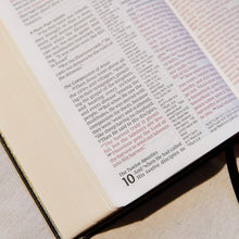 Load image into Gallery viewer, NKJV Holy Bible, Giant Print Center-Column Reference Bible, Black Leather-look, 72,000+ Cross References, Red Letter, Comfort Print: New King James Version Imitation Leather – Large Print
