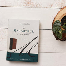 Load image into Gallery viewer, ESV MACARTHUR STUDY BIBLE: Unleashing God&#39;s Truth One Verse at a Time Imitation Leather
