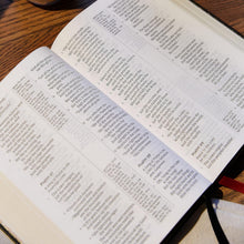Load image into Gallery viewer, NKJV Holy Bible, Giant Print Center-Column Reference Bible, Burgundy Leather-look, 72,000+ Cross References, Red Letter, Comfort Print: New King James Version Imitation Leather – Large Print
