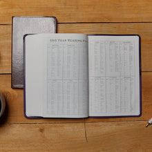 Load image into Gallery viewer, KJV, Thinline Bible, Large Print, Leathersoft, Brown, Red Letter, Comfort Print Imitation Leather

