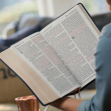 Load image into Gallery viewer, Clearance sale 2026, Holy Bible: New King James Version, Reference Bible, Brown, Super Giant Print, Leathersoft, Thumb Indexed, Red Letter Edition, Comfort Print by Thomas Nelson (Author)  Format: Imitation Leather
