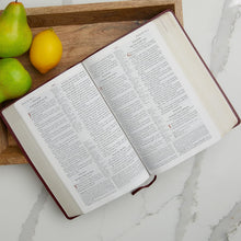Load image into Gallery viewer, KJV Study Bible, Large Print, Bonded Leather, Black, Red Letter Bonded Leather – Large Print
