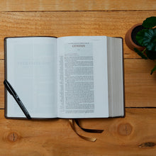 Load image into Gallery viewer, NKJV, Single-Column Wide-Margin Reference Bible, Leathersoft, Purple, Red Letter, Thumb Indexed, Comfort Print: Holy Bible, New King James Version Imitation Leather

