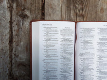 Load image into Gallery viewer, Niv, Pocket Thinline Bible, Leathersoft,BondedLeather,Brown,Black Red Letter, Comfort Print by Zondervan Publishing House (Author)  Imitation Leather
