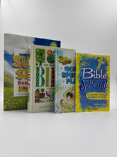 Load image into Gallery viewer, 🌈 Little Disciples Mega Faith Bundle – Kids Color Bible, Journal, Storybooks &amp; Activity Book
