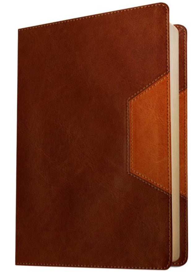 The Christian Basics Bible NLT, Tutone Imitation Leather – Import (Leather Like, Brown/Tan)