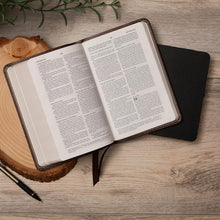 Load image into Gallery viewer, NKJV, Value Thinline Bible, Compact, Leathersoft, Black, Red Letter, Comfort Print Imitation Leather
