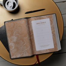 Load image into Gallery viewer, KJV Holy Bible, Giant Print Center-Column Reference Bible, Deluxe Black Leathersoft, 53,000 Cross References, Red Letter, Comfort Print: King James Version Imitation Leather – Large Print
