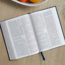 Load image into Gallery viewer, KJV Holy Bible, Giant Print Center-Column Reference Bible, Deluxe Black Leathersoft, 53,000 Cross References, Red Letter, Comfort Print: King James Version Imitation Leather – Large Print
