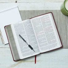 Load image into Gallery viewer, NKJV THINLINE REFERENCE BIBLE: New King James Version, Black Genuine Leather, Thinline Rederence, Red Letter Edition Leather Bound
