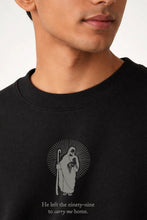 Load image into Gallery viewer, The Good Shepherd Box Fit T-Shirt | Black / White
