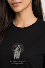 Load image into Gallery viewer, The Good Shepherd Crew Neck T-Shirt | Black / White
