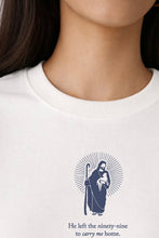 Load image into Gallery viewer, The Good Shepherd Crew Neck T-Shirt | Black / White
