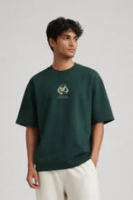 Load image into Gallery viewer, So Will I Box Fit T-Shirt | Forest Green / White
