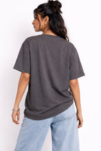 Load image into Gallery viewer, Nothing is Impossible with God – Graphic Crew Neck T-Shirt | Navy/Grey
