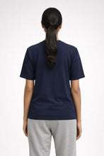 Load image into Gallery viewer, Nothing is Impossible with God – Graphic Crew Neck T-Shirt | Navy/Grey

