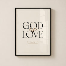 Load image into Gallery viewer, God is Love | Bible Verse Frame | Christian Wall Decor
