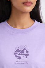Load image into Gallery viewer, So Will I Crew Neck T-Shirt | Lavender/Sage Green
