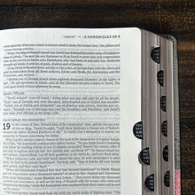 Load image into Gallery viewer, Clearance sale 2024! Life Application Study Bible: New International Version, Caramel / Dark Caramel, Italian Duo-Tone Imitation Leather
