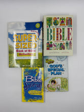 Load image into Gallery viewer, 🌈 Little Disciples Mega Faith Bundle – Kids Color Bible, Journal, Storybooks &amp; Activity Book

