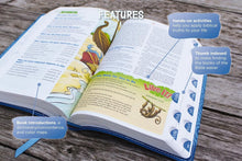 Load image into Gallery viewer, NIrV, Adventure Bible for Early Readers, Leathersoft, Blue, Full Color, Thumb Indexed Tabs Imitation Leather
