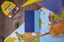 Load image into Gallery viewer, Adventure Bible: New International Version, Electric Blue / Ocean Blue, Italian Duo-Tone Imitation Leather – Illustrated
