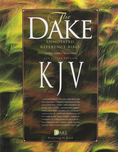 Dake Annotated Reference Bible KJV Bonded Leather Burgundy.