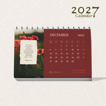 Load image into Gallery viewer, 2027 Christian Tabletop Calendar – Fear Not | 6 x 9 Inches
