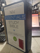 Load image into Gallery viewer, Clearance sale 2026 NIV, Essentials Study Bible, Leathersoft, Pink: Easily Grasp the Fundamentals of Scripture
