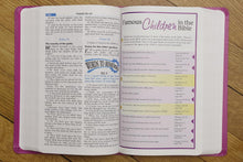 Load image into Gallery viewer, Kids Study Bible: King James Version, Galaxy Blue Imitation Leather – Illustrated
