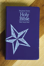 Load image into Gallery viewer, Kids Study Bible: King James Version, Galaxy Blue Imitation Leather – Illustrated
