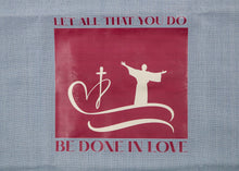 Load image into Gallery viewer, Christian Tote Bag – Let All That You Do Be Done in Love

