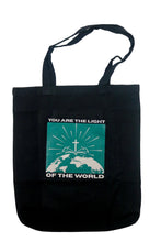 Load image into Gallery viewer, You Are the Light of the World – Christian Tote Bag
